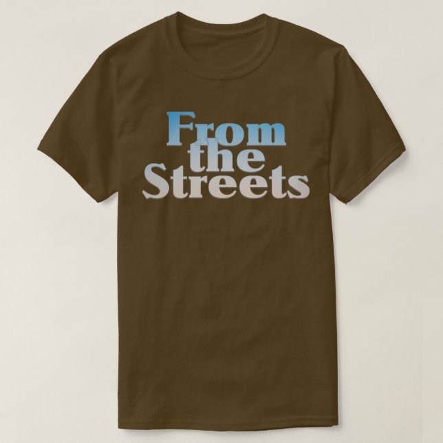T-shirt Des rues (Design devant)