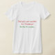 T - Shirt des schlechten Mädchens Weihnachts (Laydown)