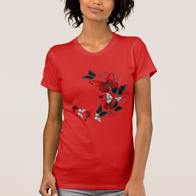 T - Shirt des Schmetterlings (Vorderseite)