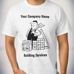 T-shirt des services de construction