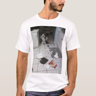 T - Shirt des sibirischen Schlittenhunds