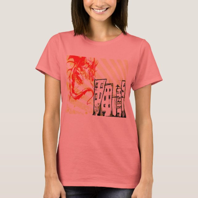 T - Shirt des städtischen Drachen (Vorderseite)