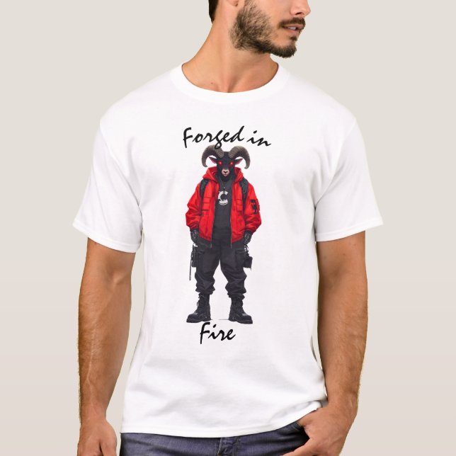 T - Shirt des taktischen Gears des Feuerkriegers g (Vorderseite)
