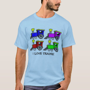 T-shirt des trains, J'AIME DES TRAINS !