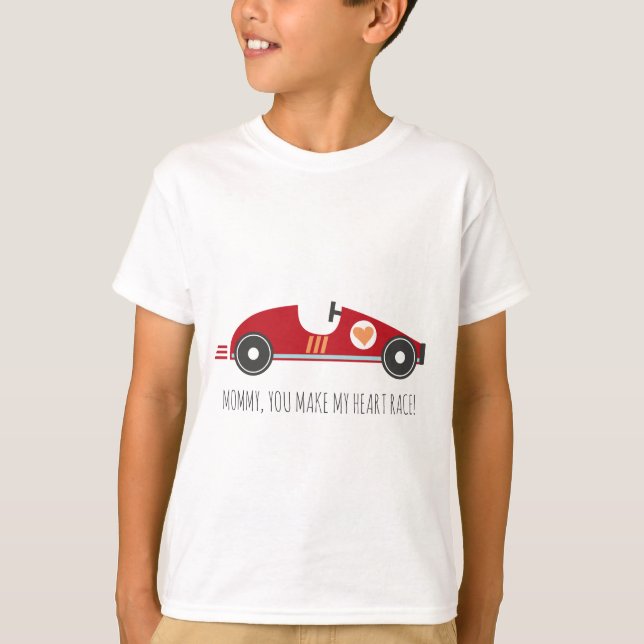T - Shirt | des Valentines TagesVintages Auto (Vorderseite)