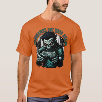T-shirt des Vidéogames toxiques pourrir votre cerveau zomb