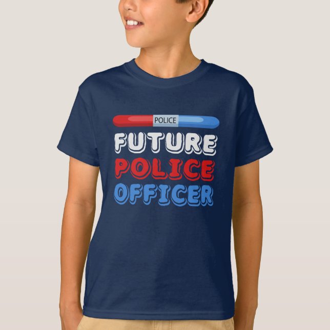 T - Shirt des zukünftigen Polizeibeamten (Vorderseite)
