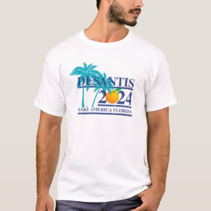 T-shirt Desantis 2024 Make America Florida - Hommes, Femme