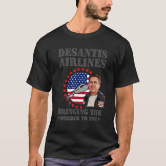 T-shirt Desantis Airline vous apporte la frontière Martha