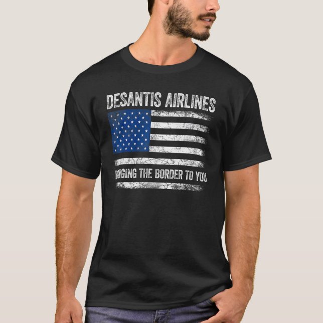 T-shirt DeSantis Airlines Floride USA DeSantis Airlines (Devant)