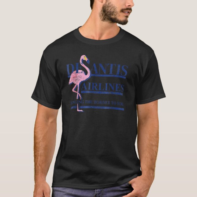 T-shirt DeSantis Airlines Funny Political Meme Ron DeSanti (Devant)