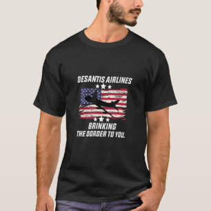 T-shirt DeSantis Airlines Funny Political Meme Ron DeSanti