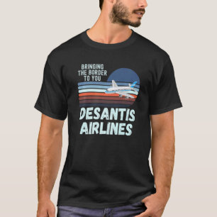 T-shirt DeSantis Airlines Marthas Vineyard États-Unis Couc