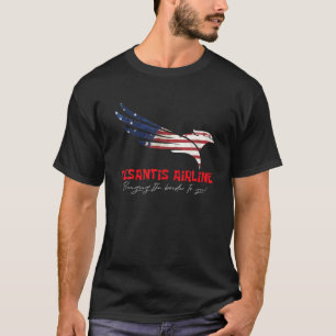 T-shirt Desantis Airlines Mème politique drôle Ron Desanti
