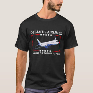 T-shirt Desantis Airlines Mème politique drôle Ron Desanti