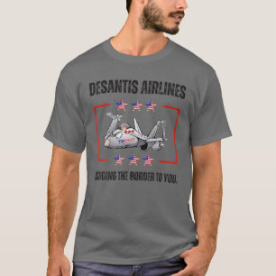 T-shirt Desantis Airlines Mème politique drôle Ron Desanti