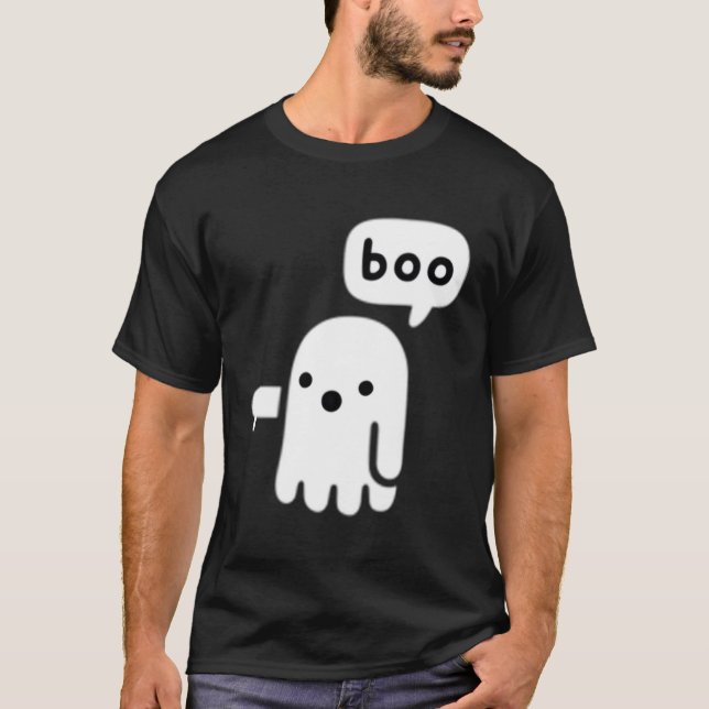 T-shirt Désapprouver le Boo fantôme (Devant)
