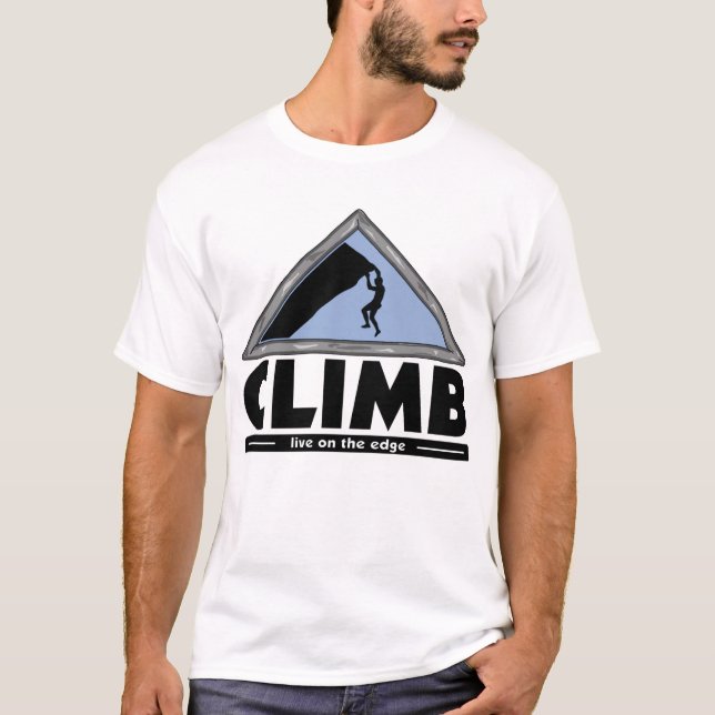T-shirt d'escalade de roche (Devant)