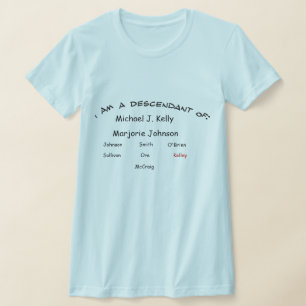 T-shirt - Descendant de ...