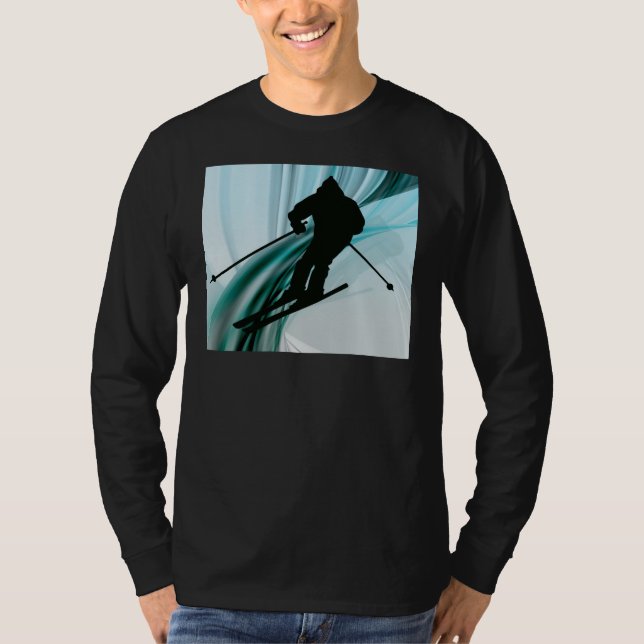 T-shirt Descendeur sur les rubans glacials (Devant)