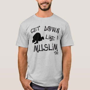 T-shirt Descendez comme un musulman