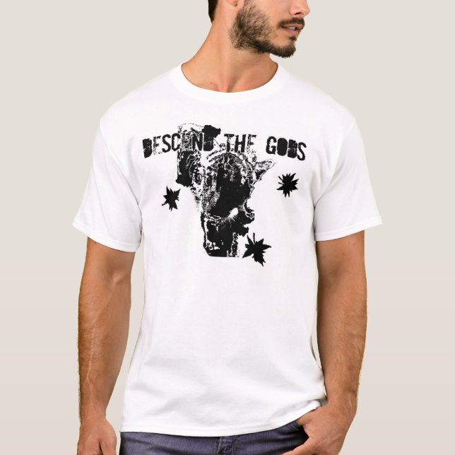 T-shirt Descendez le tigre de dieux (Devant)