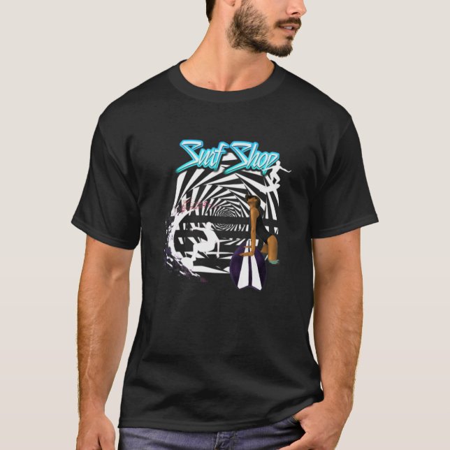 T-shirt Descendre À La Boutique De Surfs (Devant)
