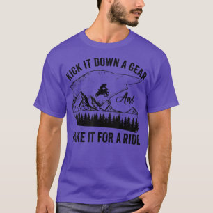 T-shirt Descendre Un Engin Le Prendre Pour Un Vélo De Ride