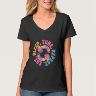 T-shirt Descente de rivière en flotteur Manger Dormir Flot