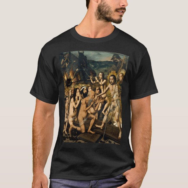 T-shirt Descente Du Christ Dans Le Limbo Par Bartolome Ber (Devant)