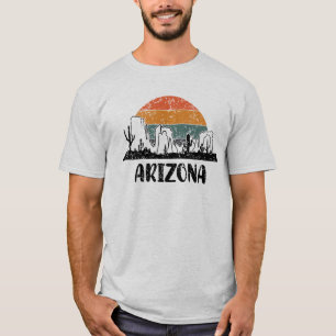 T-shirt Desert Arizona Retro Sunset Men