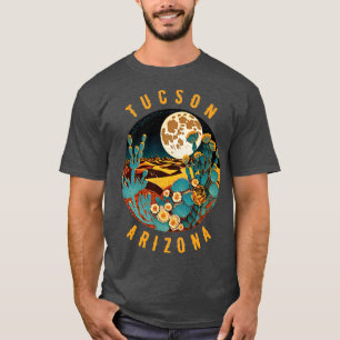 T-shirt Désert De Tucson Arizona À La Peinture De Nuit1