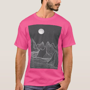 T-shirt Desert Shirt Mountain Nature Graphique Tee Hommes 