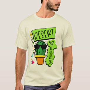 T-shirt Desert Vibes Funny Cactus Shirt Arizona Désert