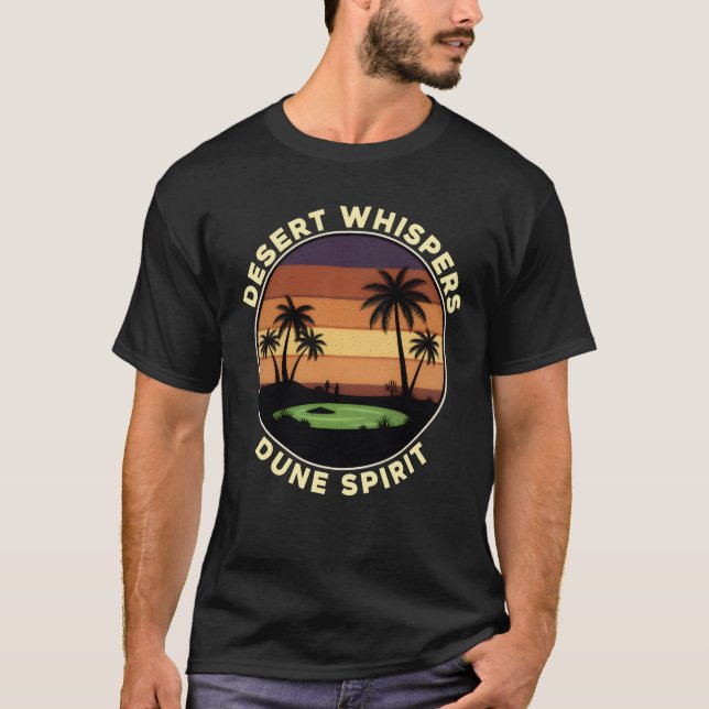 T-shirt Desert Whispers – Dune Spirit (Devant)