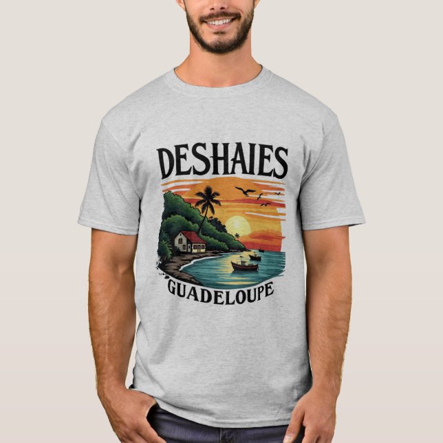 T-SHIRT DESHAIES GUADELOUPE (Devant)