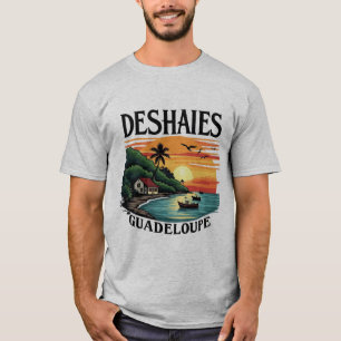 T-Shirt Deshaies Guadeloupe Plage Tee