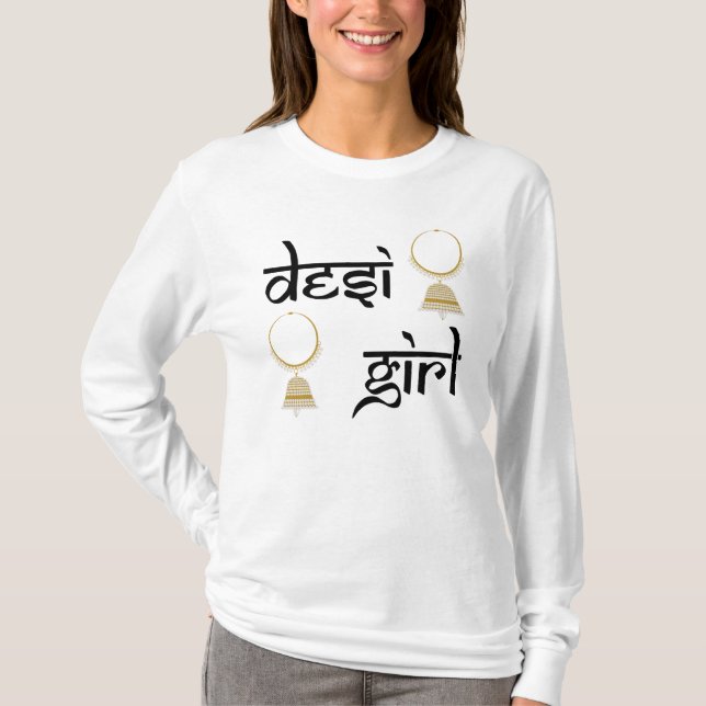 T-shirt Desi Girl (Devant)