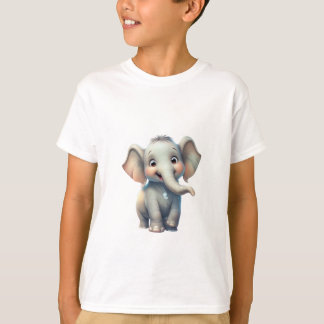 T-shirt design adorable Baby Elephant