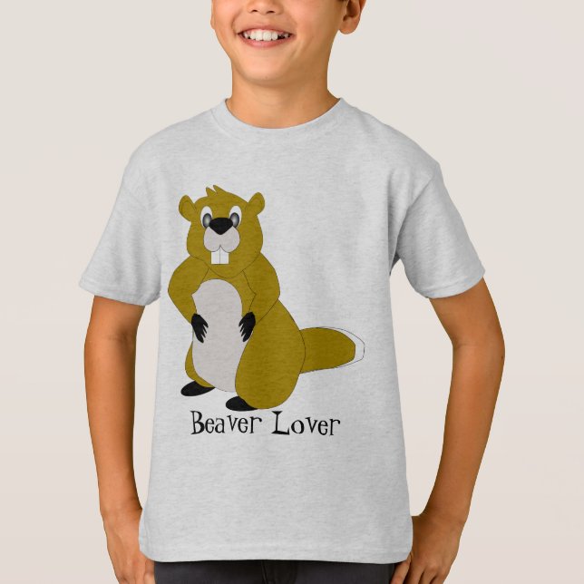T-shirt Design Beaver (Devant)