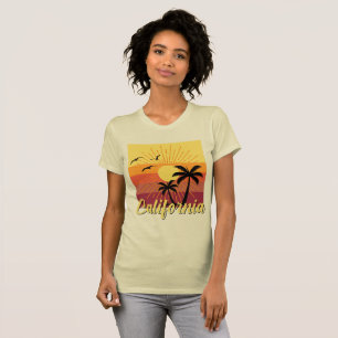 T-shirt Design californien - Bella+Canvas féminin Slim Fit
