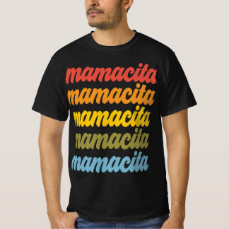 T-shirt Design coloré rétro Mamacita