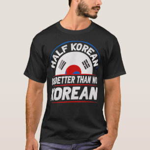 T-shirt Design culturel sud-coréen pour une Américaine cor