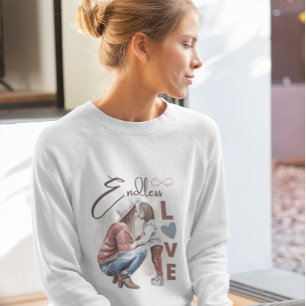 T-shirt Design d'amour sans fin