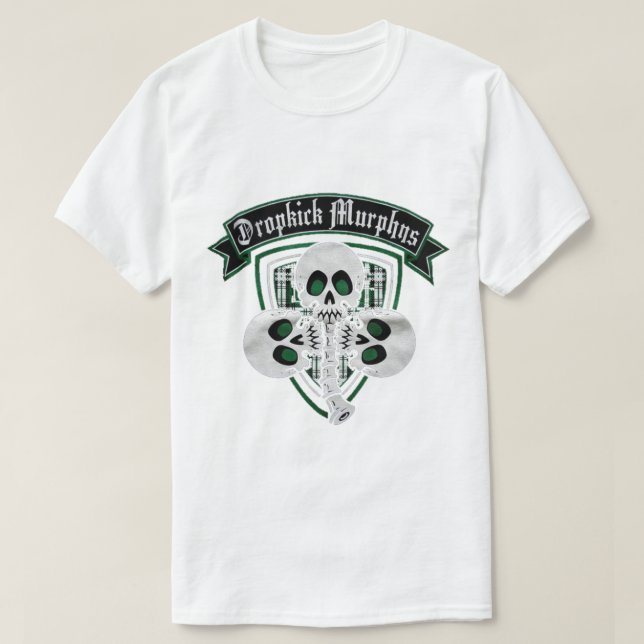 T-shirt design d'art nouveau dropkick murphys dropkick mur (Design devant)