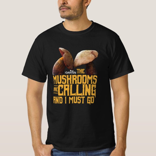 T-shirt Design De Champignons Les Champignons Sont Amusant (Devant)