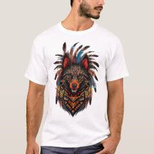 Design de chien exotique inspiré par l'art tribal