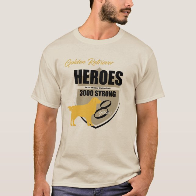 T-shirt Design de Hero Shield (Devant)