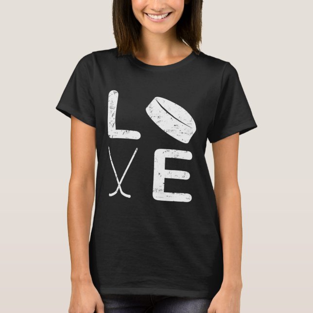 T-shirt Design De Hockey Amusant Hommes Enfants Hockey Sur (Devant)