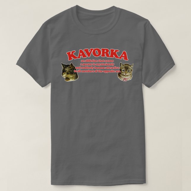 T-shirt Design de magnétisme animal Kavorka (Design devant)